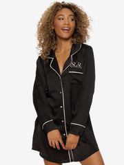 Pyjama Dress Midnight Black